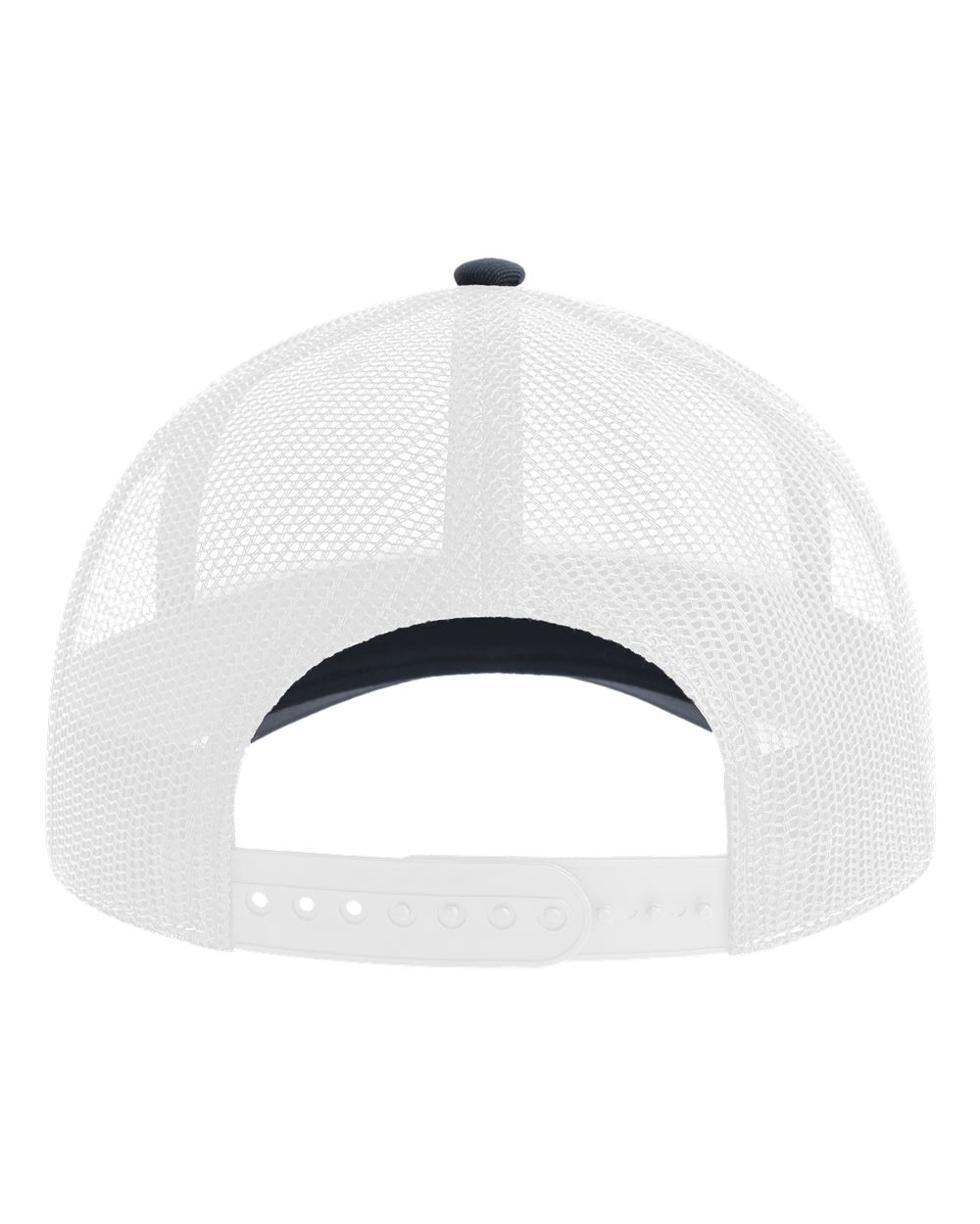 ZION Atlantis Headwear Sustainable Five-Panel Trucker Cap - Back Image