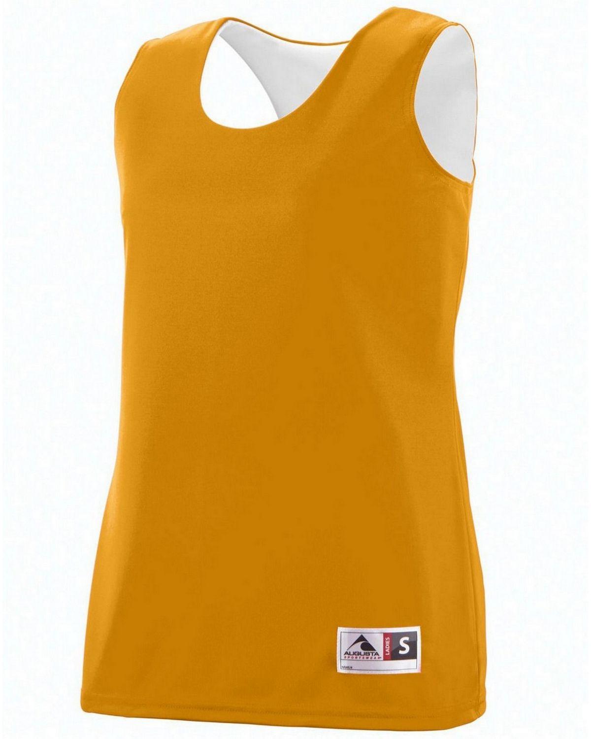 147 Augusta Drop Ship Ladies Wicking Polyester Reversible Sleeveless Jersey
