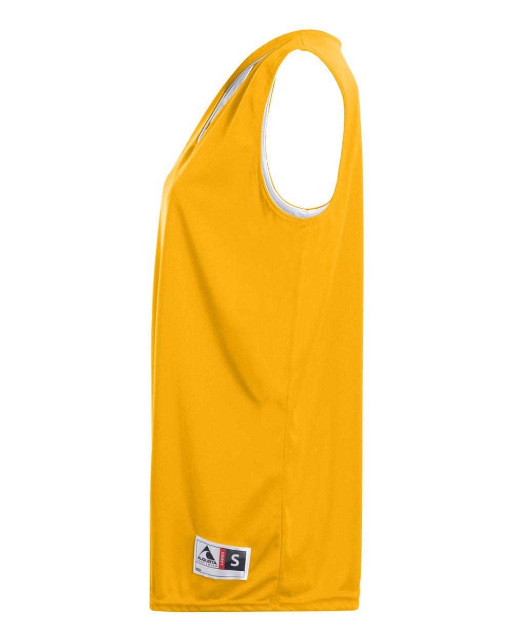 147 Augusta Drop Ship Ladies Wicking Polyester Reversible Sleeveless Jersey - Siide Image