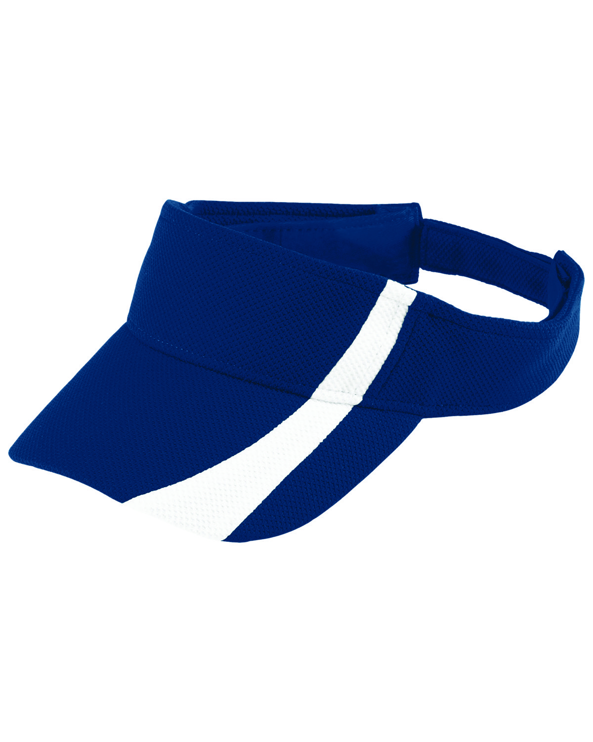6260 Augusta Drop Ship Adult Adjustable Wicking Mesh Two-Color Visor Zoom Image