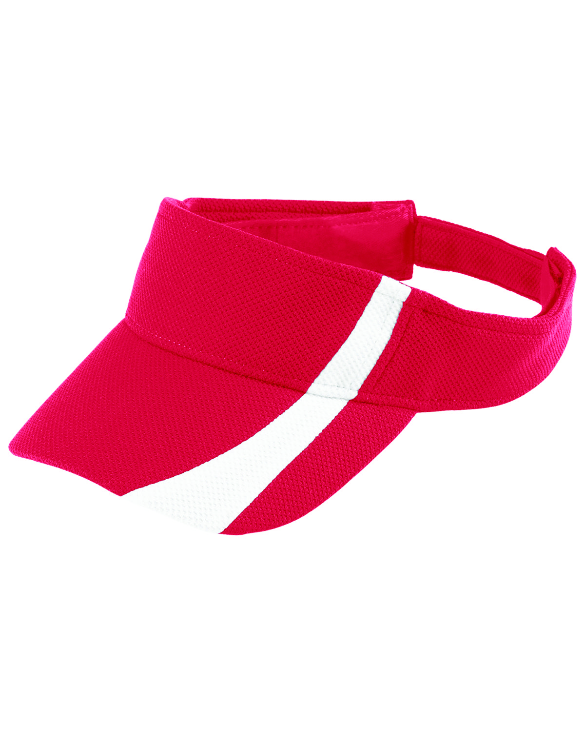 6260 Augusta Drop Ship Adult Adjustable Wicking Mesh Two-Color Visor