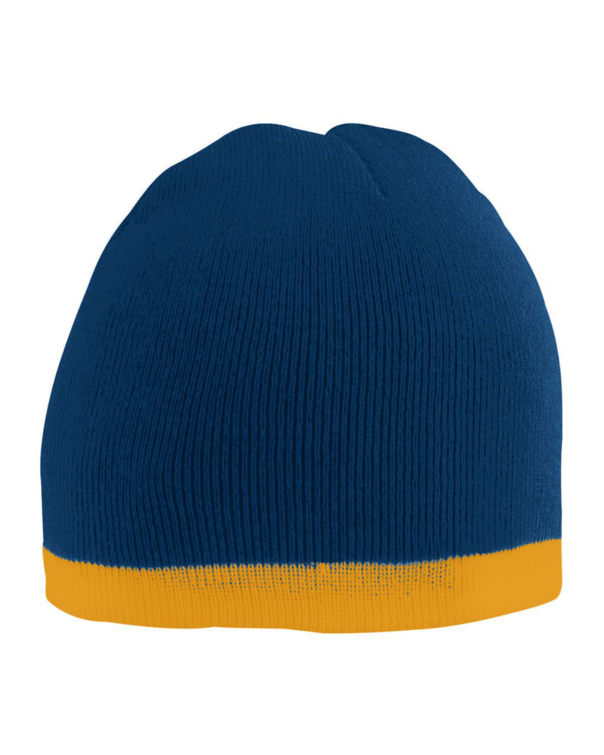 6820 Augusta Drop Ship Two-Tone Knit Beanie