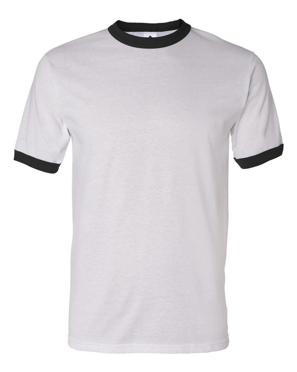 710 Augusta Drop Ship Adult Ringer T-Shirt