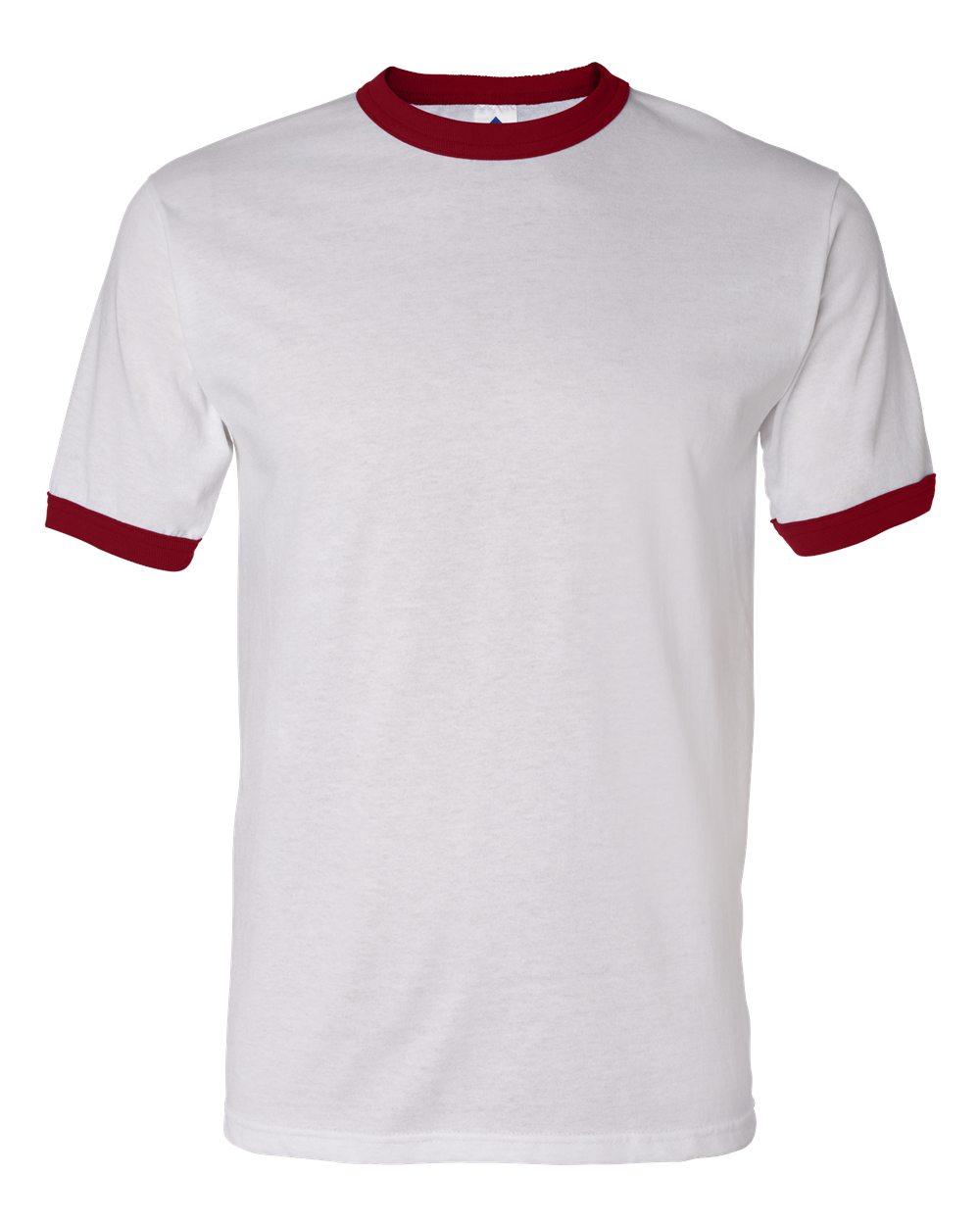 710 Augusta Drop Ship Adult Ringer T-Shirt Zoom Image