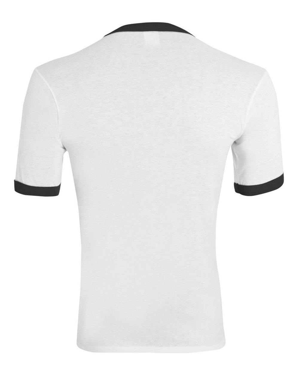 711 Augusta Drop Ship Youth Ringer T-Shirt - Back Image