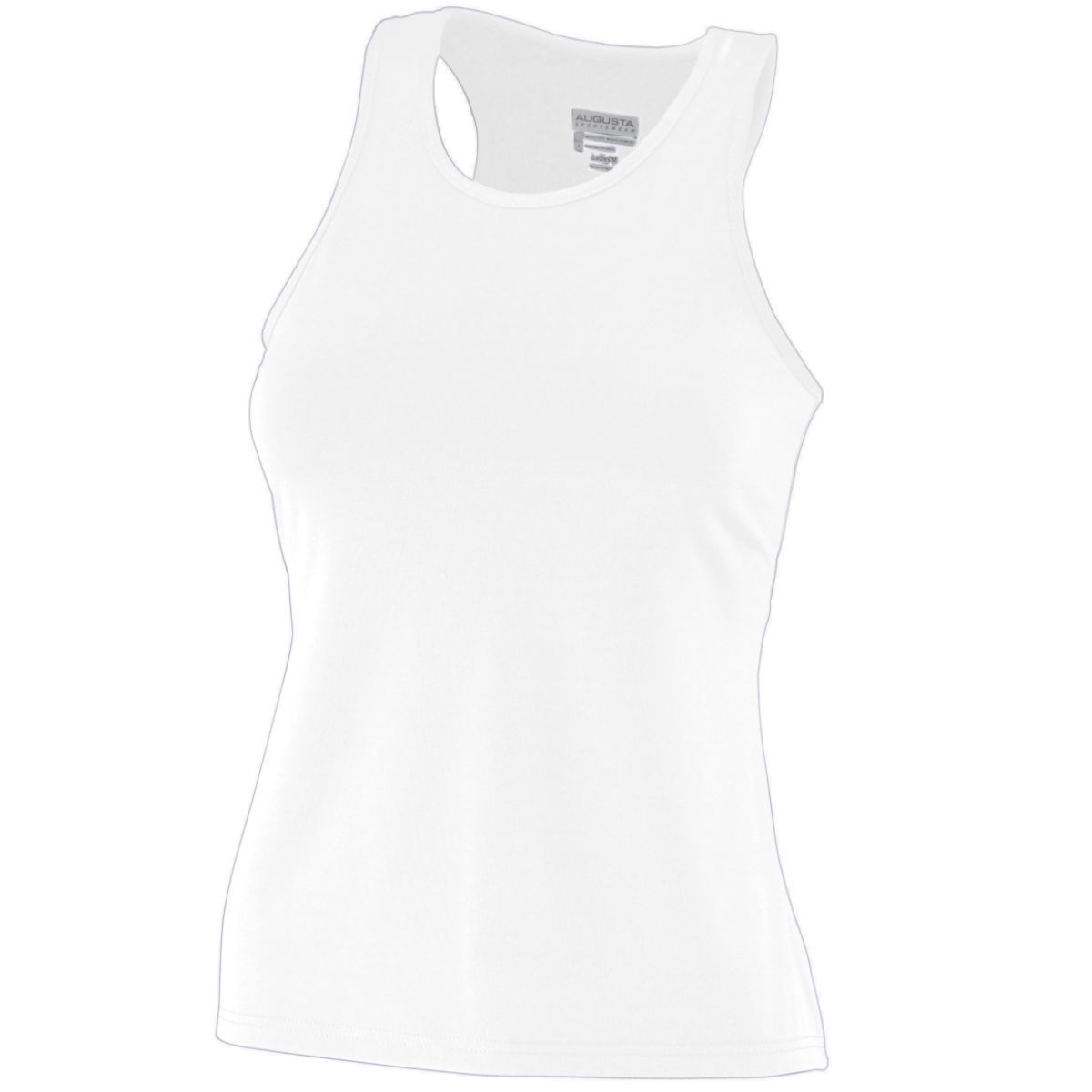 1202 Augusta Sportswear Womens Solid Racerback Tank Top 1202 Augusta Sportswear Womens Solid Racerback Tank Top