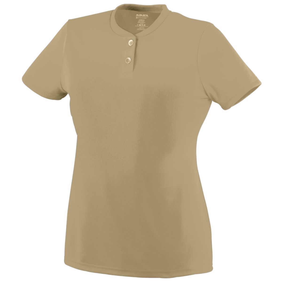 1213 Augusta Sportswear GIRLS WICKING TWO-BUTTON JERSEY 1213 Augusta Sportswear GIRLS WICKING TWO-BUTTON JERSEY