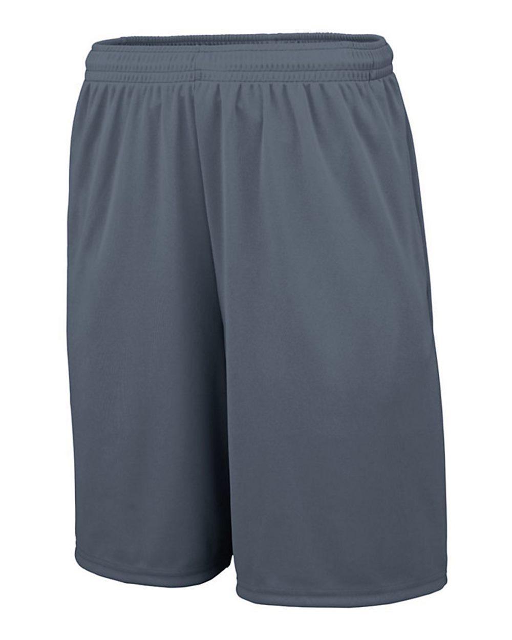 1428 Augusta Sportswear Training Shorts with Pockets - Siide Image