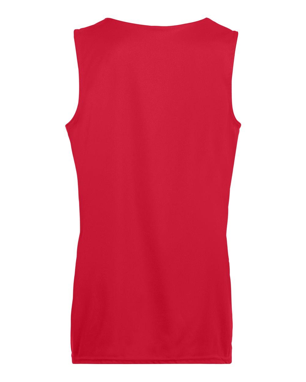 147 Augusta Sportswear Womens Reversible Wicking Tank Top - Back Image