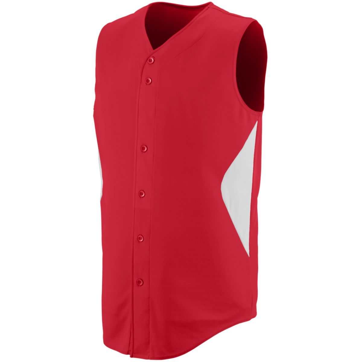 1653 Augusta Sportswear YOUTH SLEEVELESS WHEEL HOUSE JERSEY - Back Image