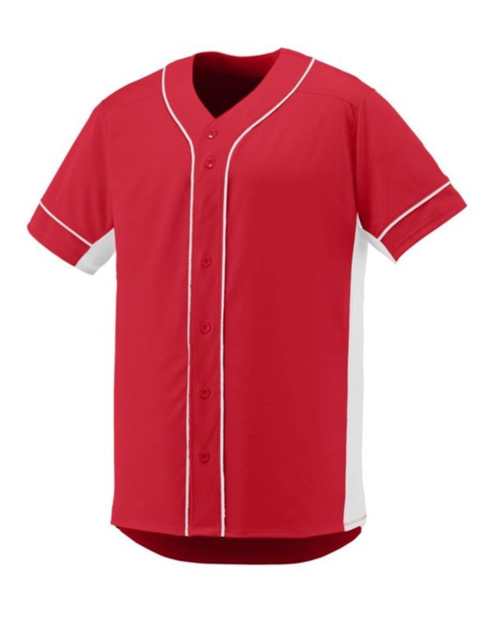 1661 Augusta Sportswear YOUTH SLUGGER JERSEY - Siide Image
