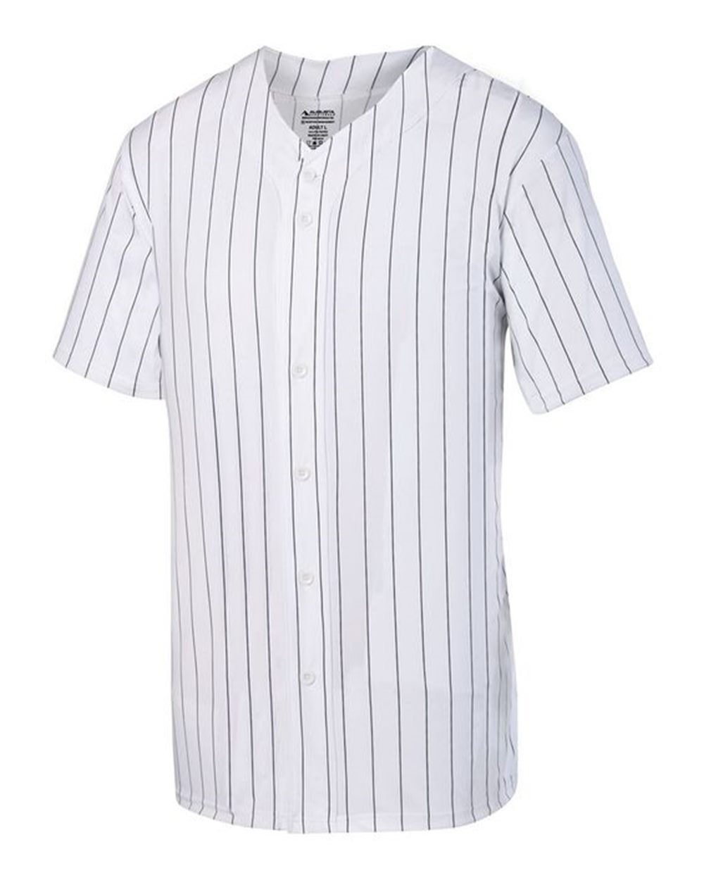 1686 Augusta Sportswear Youth Pinstripe Full-Button Jersey - Siide Image