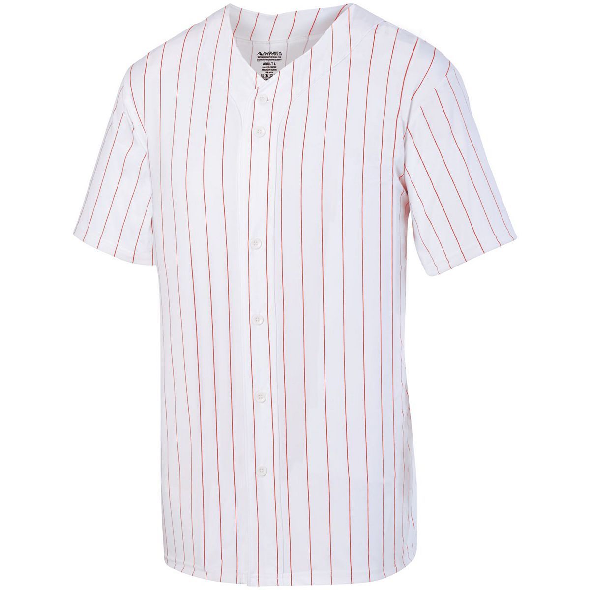 1686 Augusta Sportswear Youth Pinstripe Full-Button Jersey
