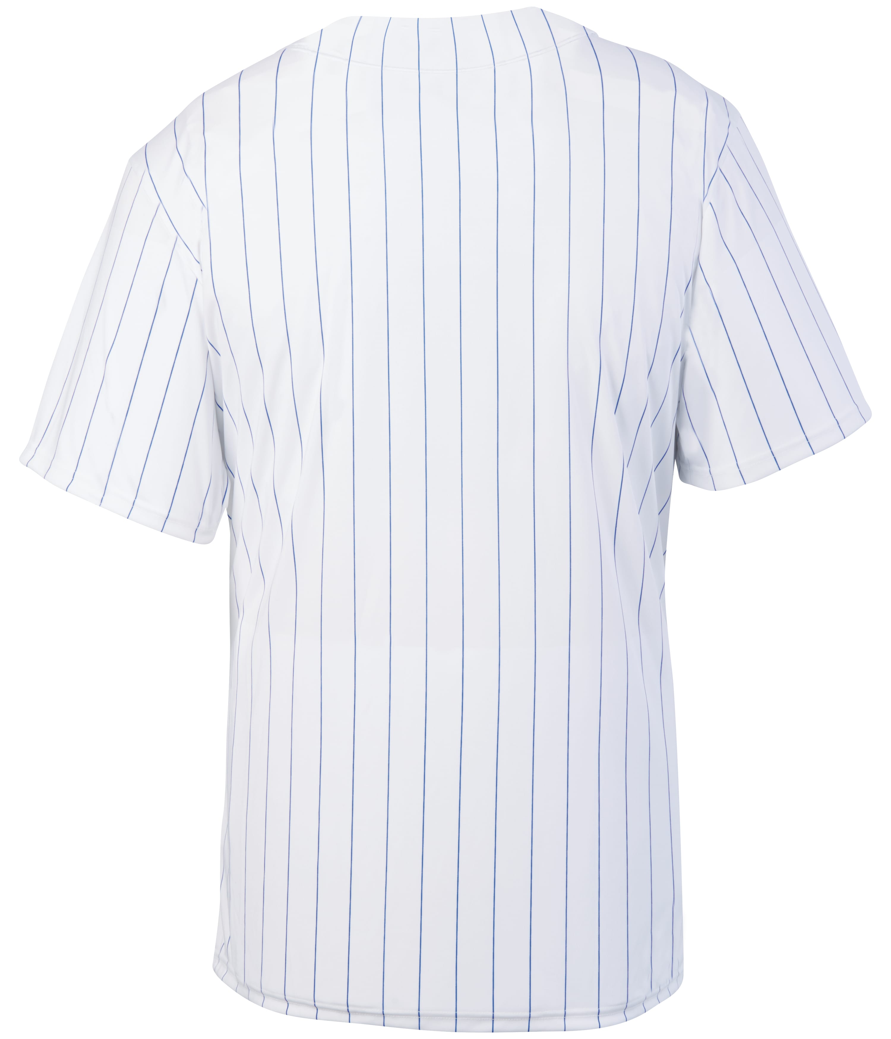 1686 Augusta Sportswear Youth Pinstripe Full-Button Jersey 1686 Augusta Sportswear Youth Pinstripe Full-Button Jersey - Back Image