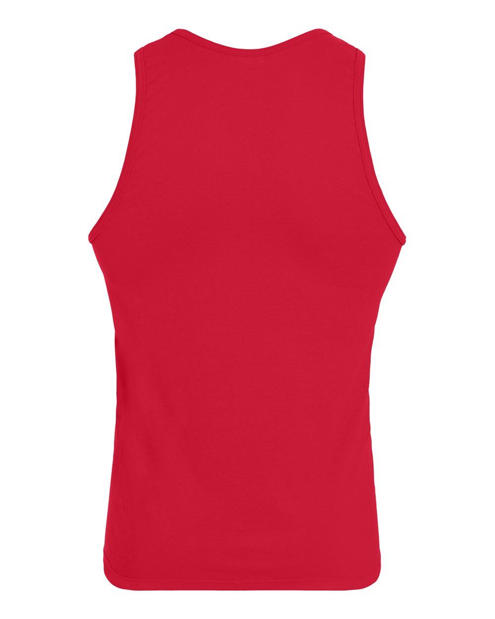 181 Augusta Sportswear YOUTH POLY/COTTON ATHLETIC TANK - Back Image