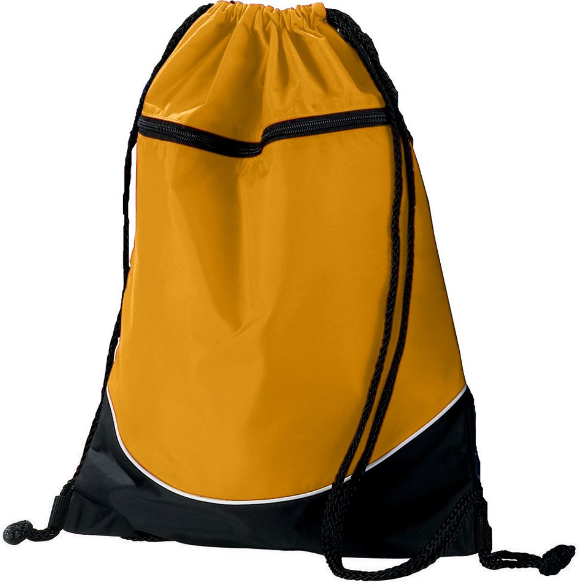 1920 Augusta Sportswear TRI-COLOR DRAWSTRING BACKPACK - Back Image