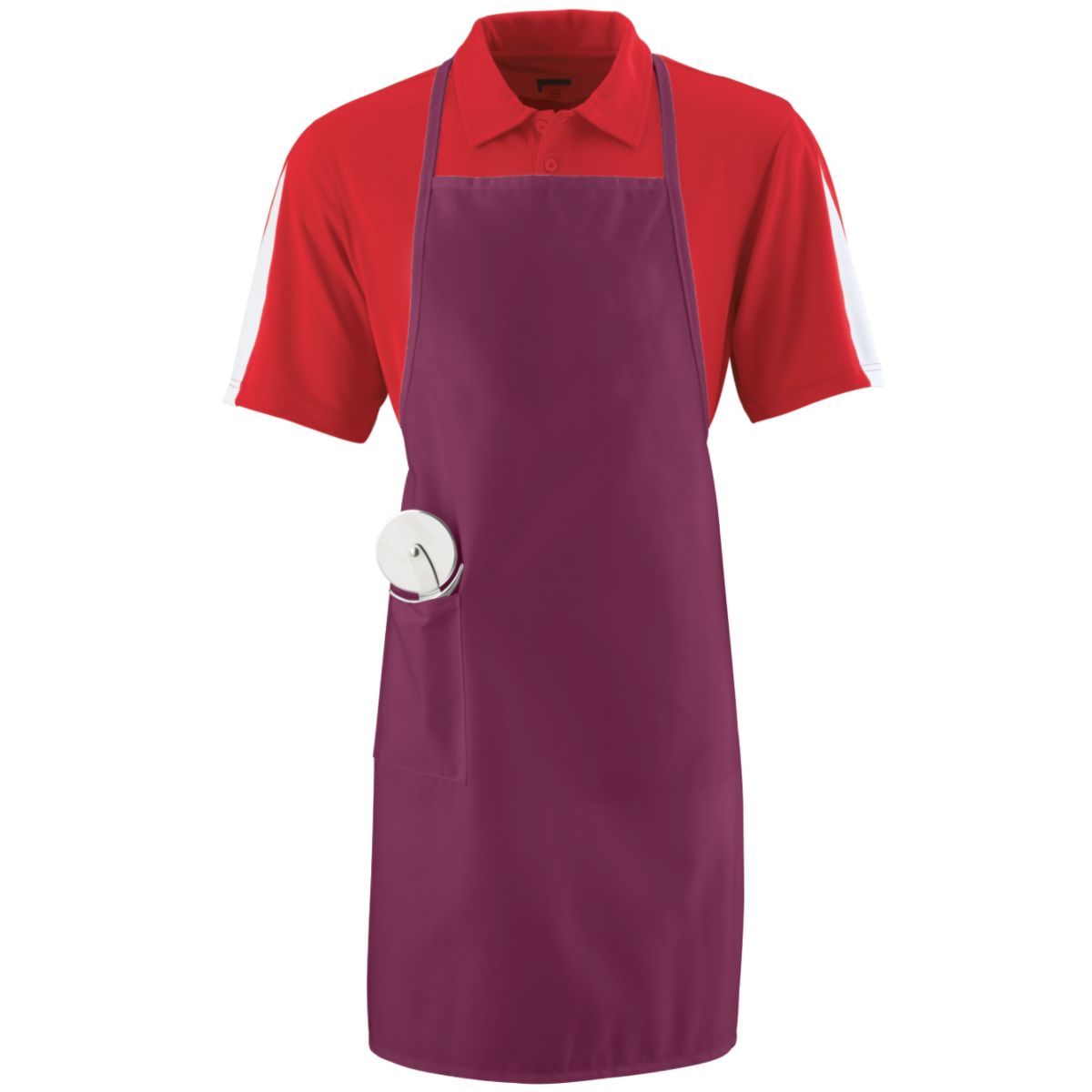 2070 Augusta Sportswear LONG APRON WITH POCKETS