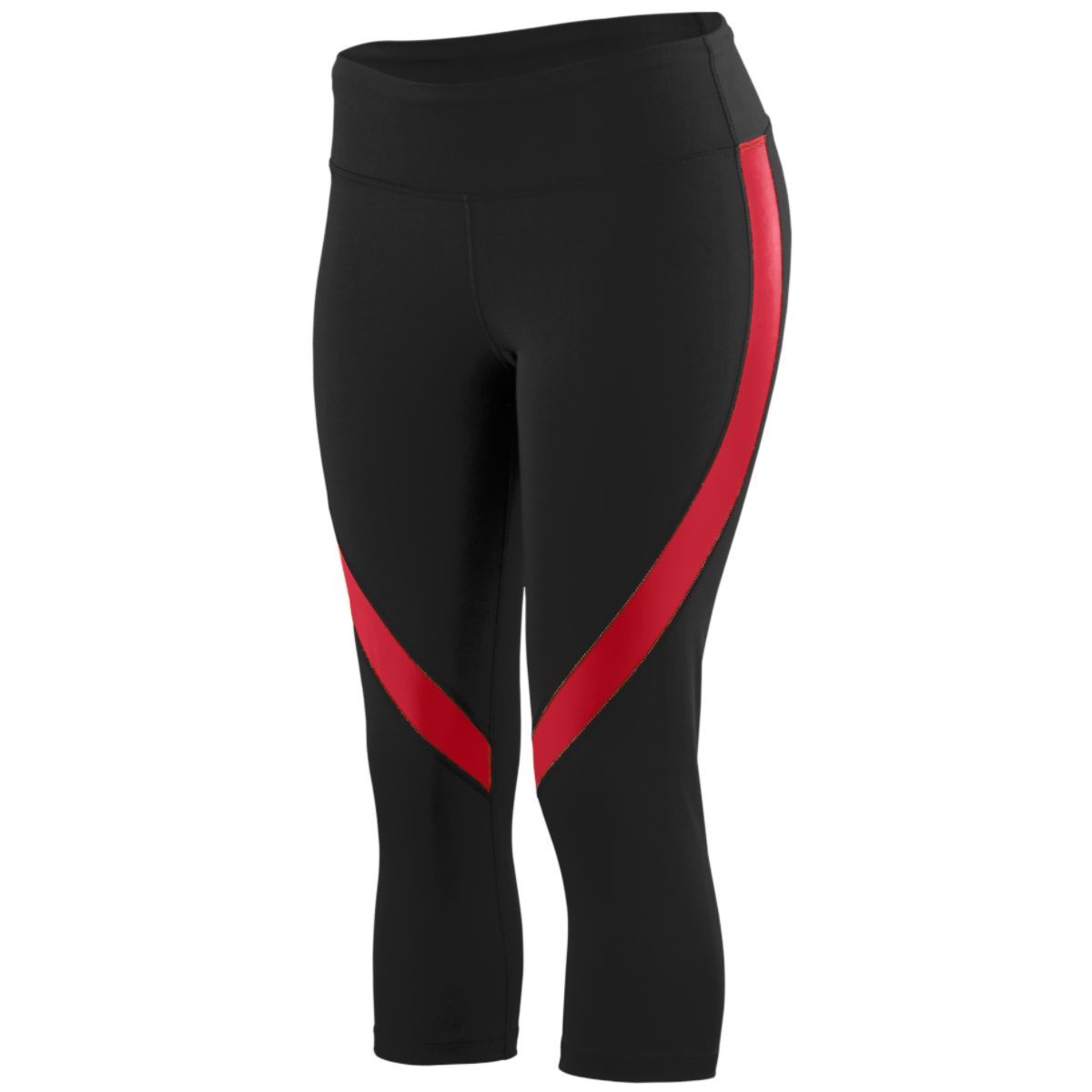 2405 Augusta Sportswear LADIES ACTION COLOR BLOCK CAPRI - Siide Image