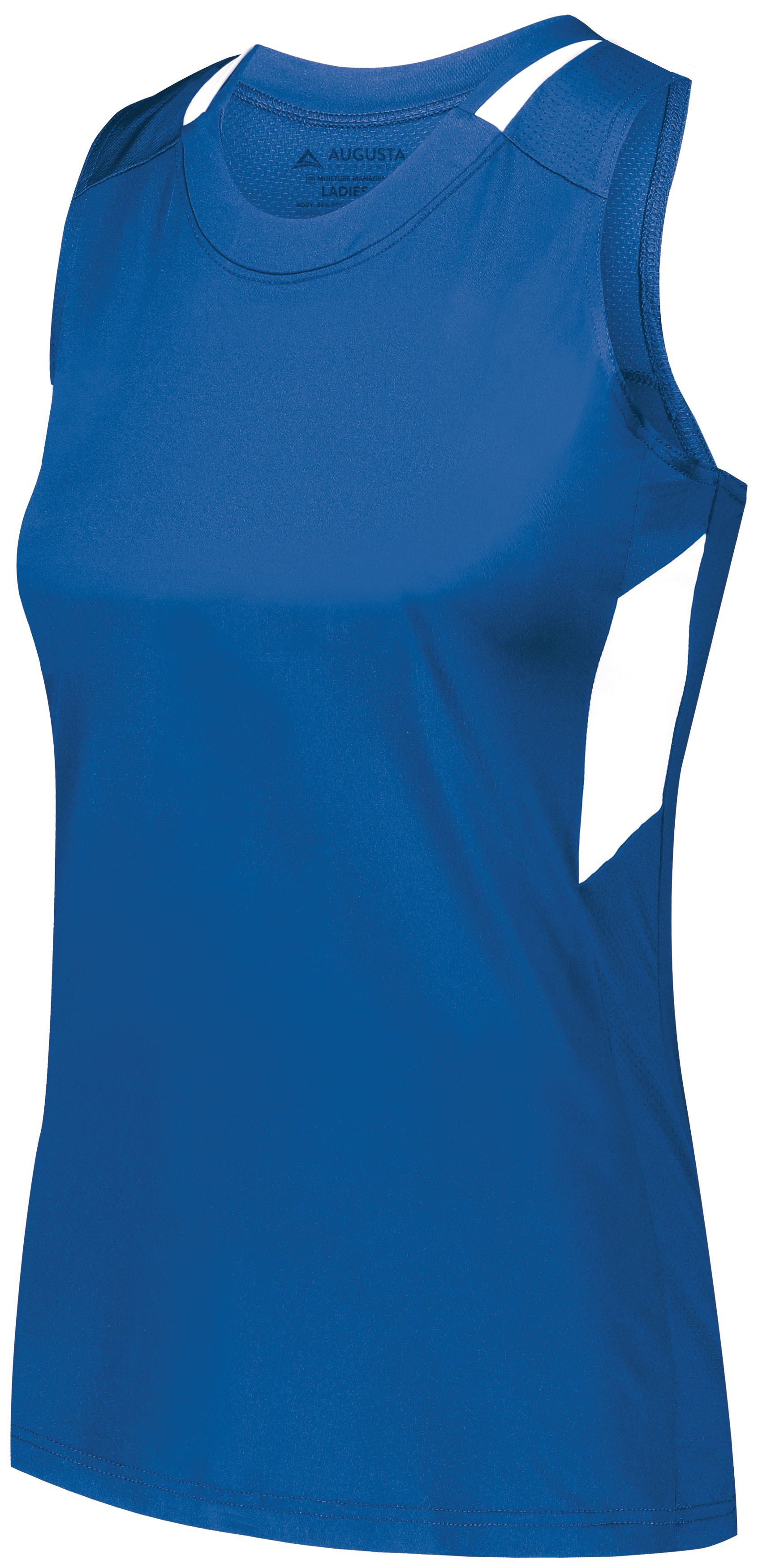 2437 Augusta Sportswear Girls Crossover Tank Top - Back Image