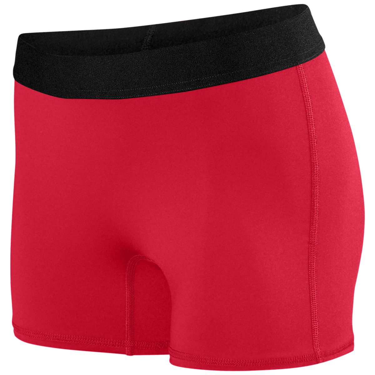 2625 Augusta Sportswear Womens Hyperform Fitted Shorts - Siide Image