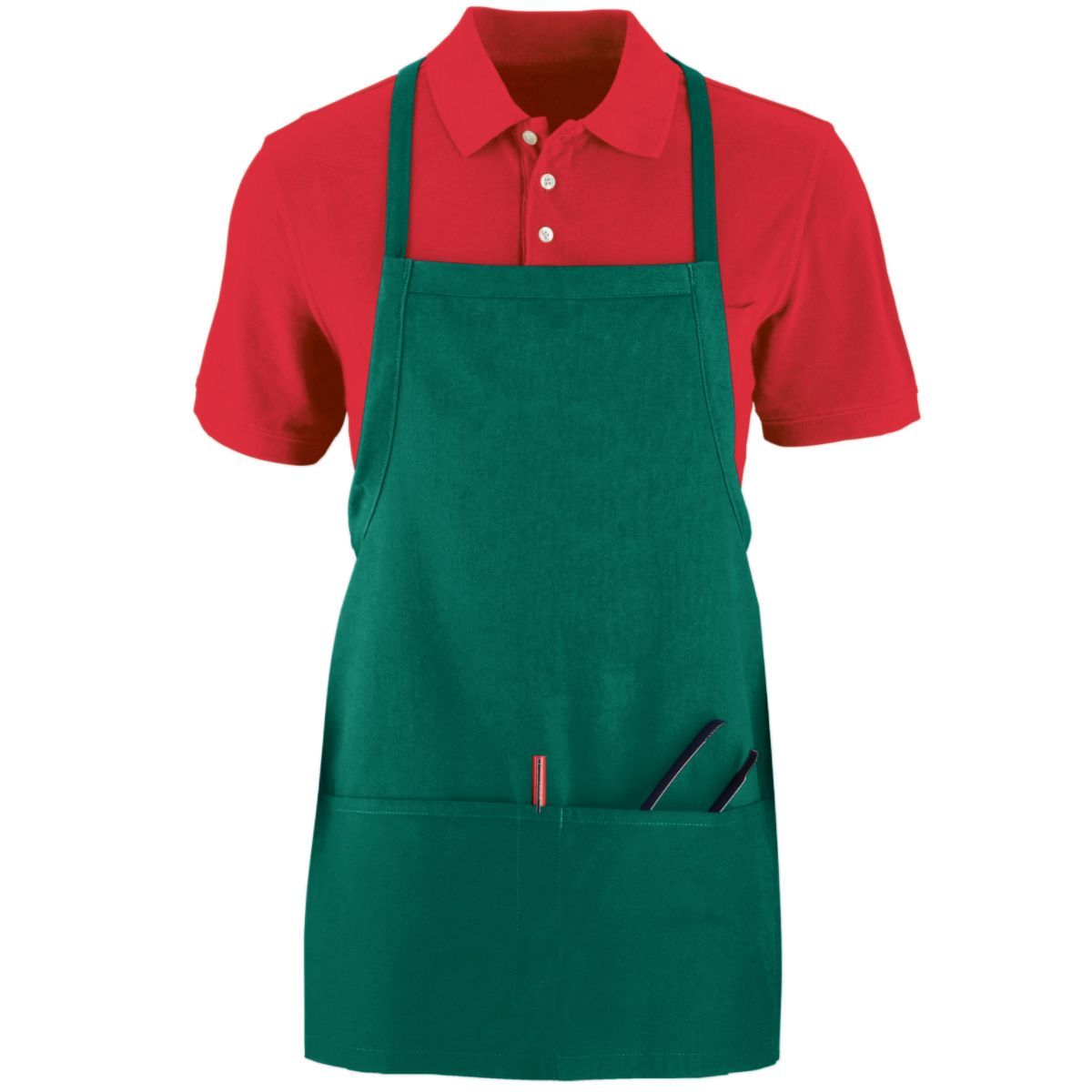 2710 Augusta Sportswear TAVERN APRON WITH POUCH