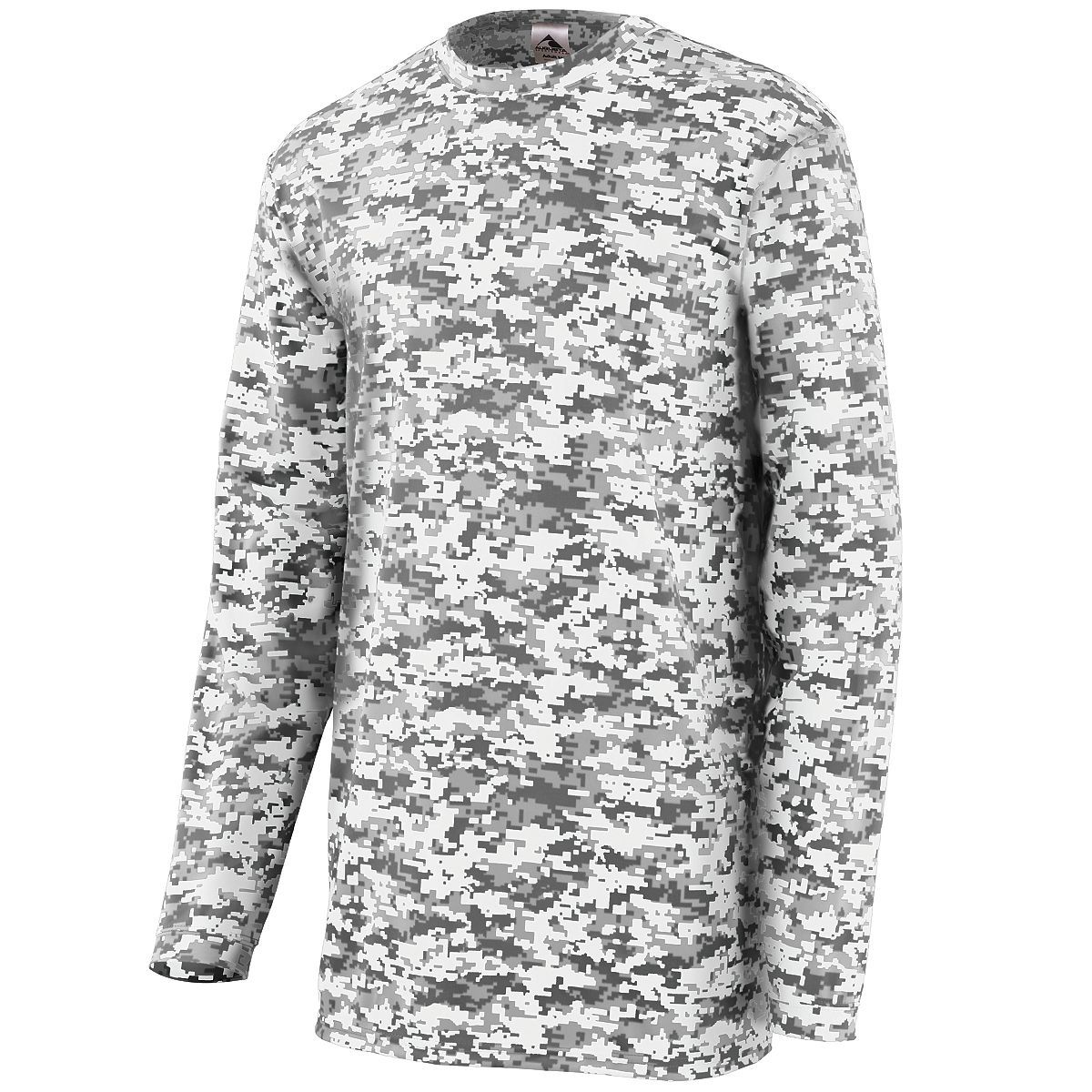 2788 Augusta Sportswear DIGI CAMO WICKING LONG SLEEVE T-SHIRT - Back Image