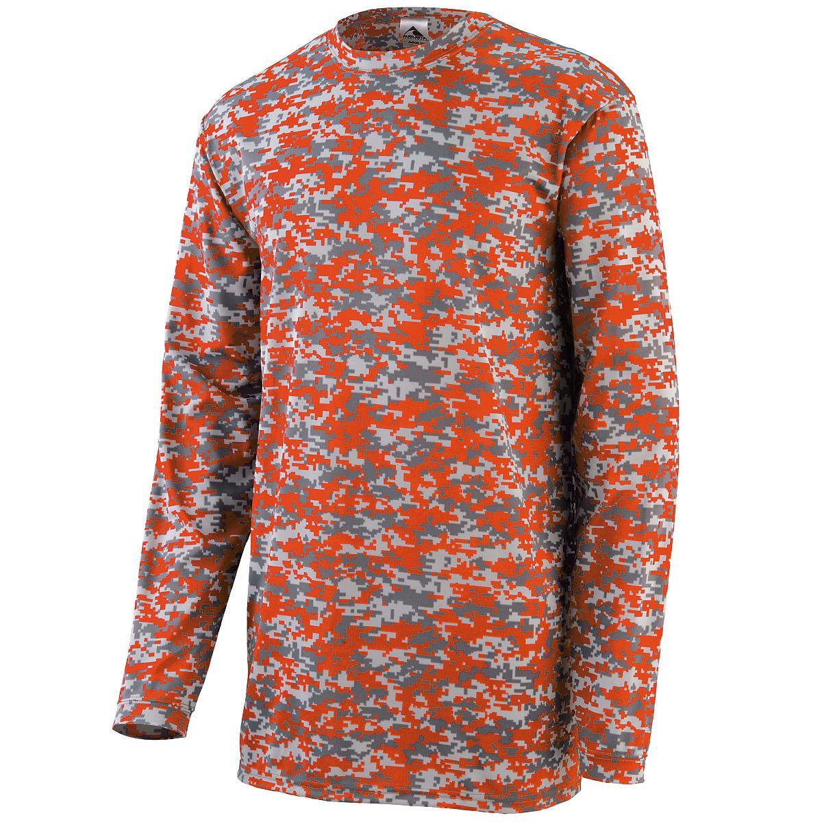 2789 Augusta Sportswear Youth Digi Camo Wicking Long Sleeve T-Shirt - Back Image