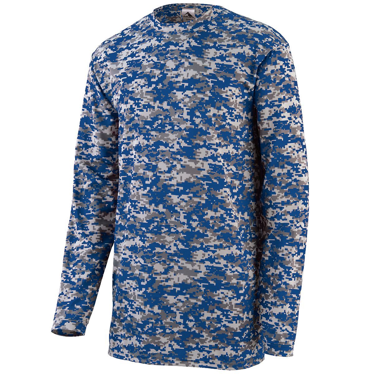 2789 Augusta Sportswear Youth Digi Camo Wicking Long Sleeve T-Shirt - Back Image