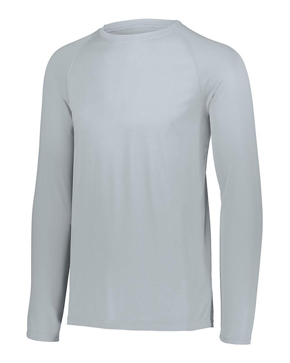 2796 Augusta Sportswear Youth Attain Wicking Long Sleeve Tee 2796 Augusta Sportswear Youth Attain Wicking Long Sleeve Tee - Siide Image