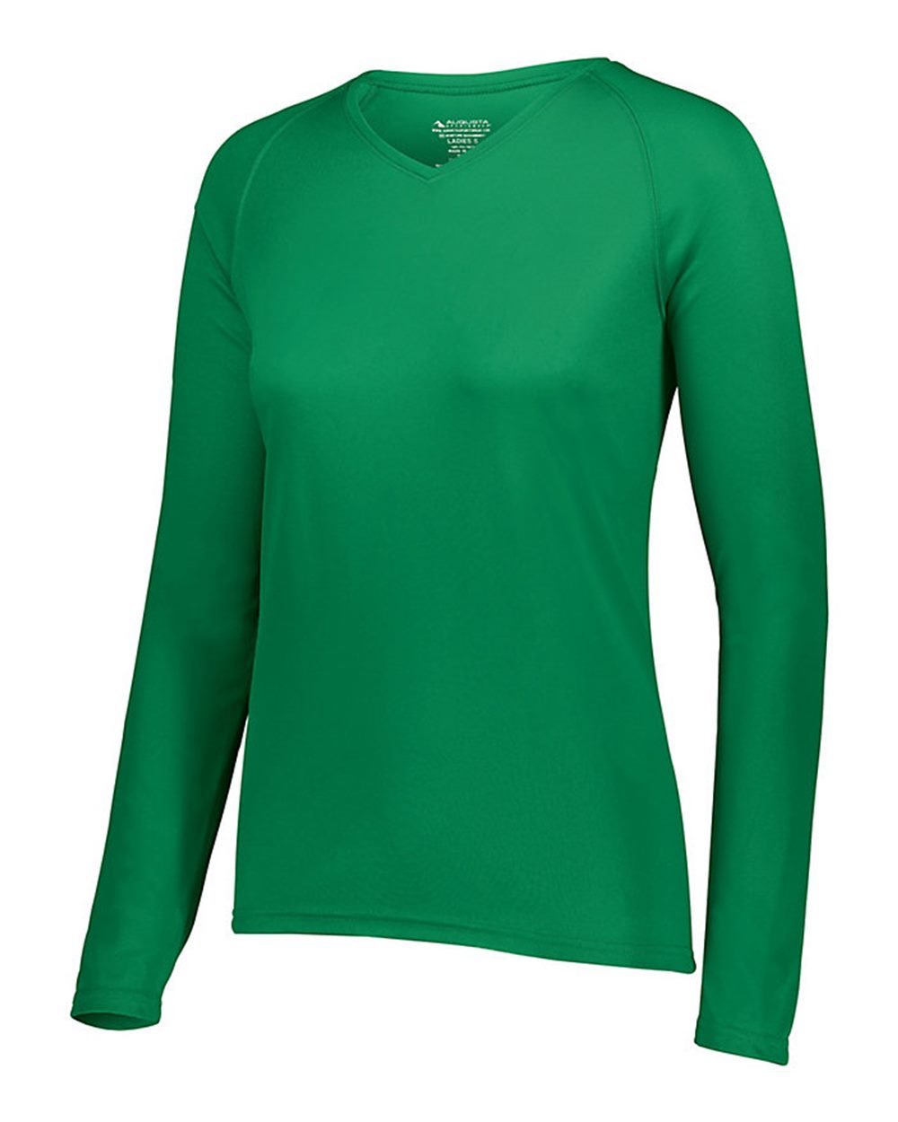 2797 Augusta Sportswear Womens Attain Wicking Long Sleeve V-Neck T-Shirt - Siide Image