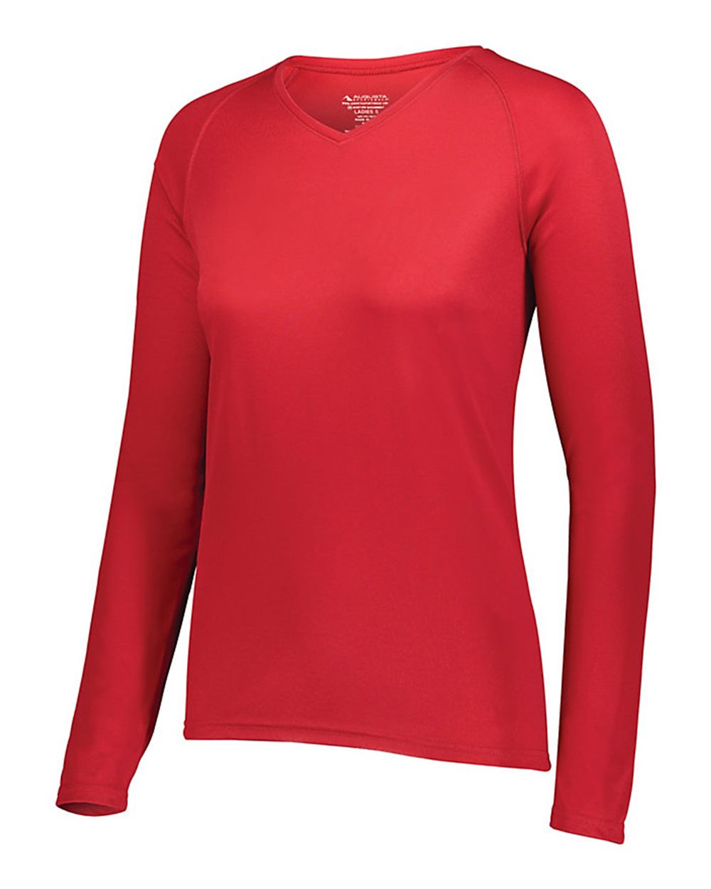 2797 Augusta Sportswear Womens Attain Wicking Long Sleeve V-Neck T-Shirt 2797 Augusta Sportswear Womens Attain Wicking Long Sleeve V-Neck T-Shirt - Siide Image