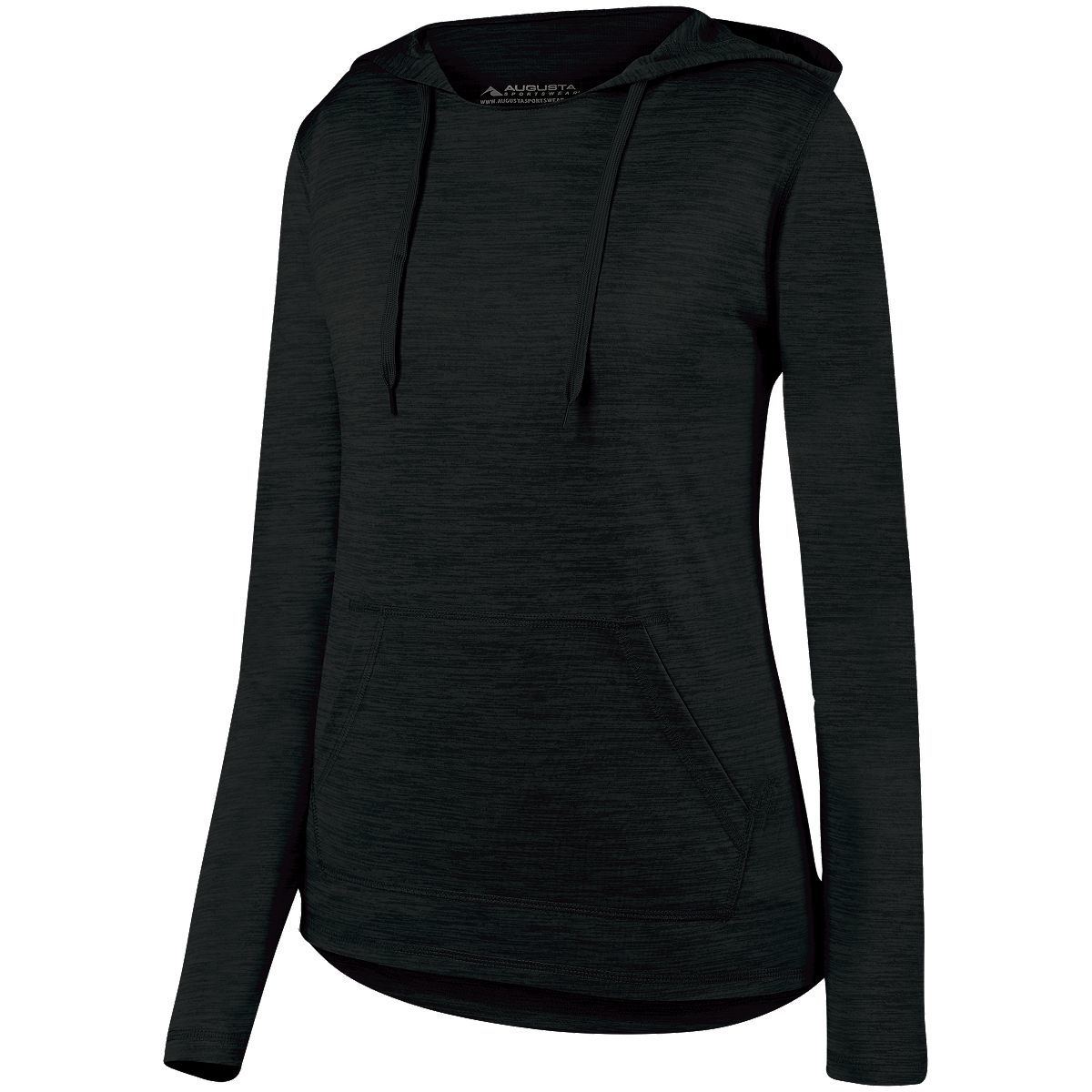 2907 Augusta Sportswear Womens Shadow Tonal Heather Hoodie - Siide Image