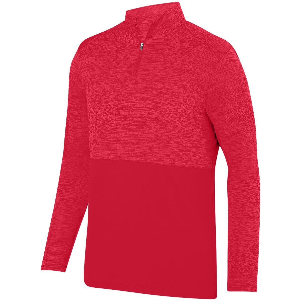 2908 Augusta Sportswear Shadow Tonal Heather Quarter-Zip - Back Image
