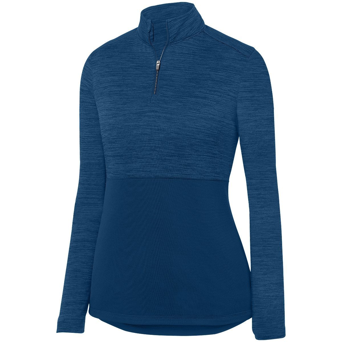 2909 Augusta Sportswear Womens Shadow Tonal Heather Quarter-Zip Pullover