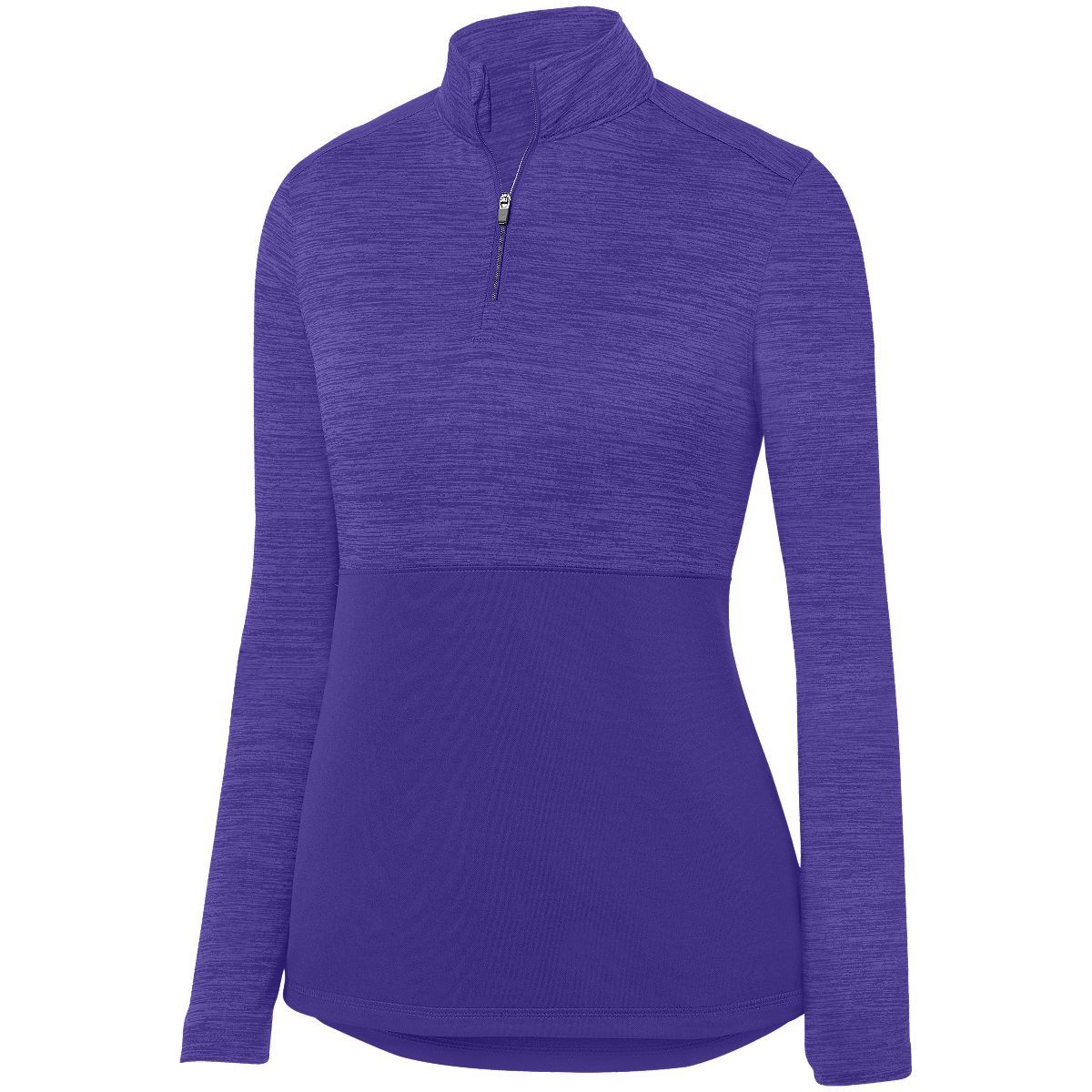 2909 Augusta Sportswear Womens Shadow Tonal Heather Quarter-Zip Pullover 2909 Augusta Sportswear Womens Shadow Tonal Heather Quarter-Zip Pullover - Back Image