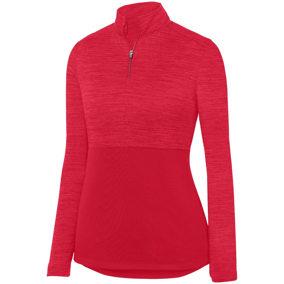2909 Augusta Sportswear Womens Shadow Tonal Heather Quarter-Zip Pullover - Siide Image