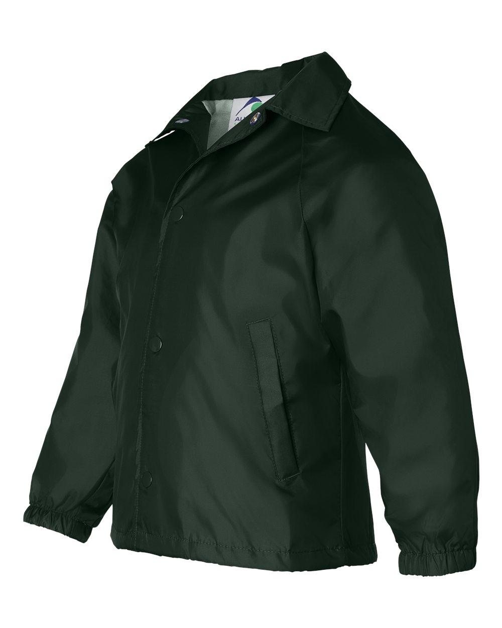 3101 Augusta Sportswear Youth Nylon Coachs Jacket - Siide Image