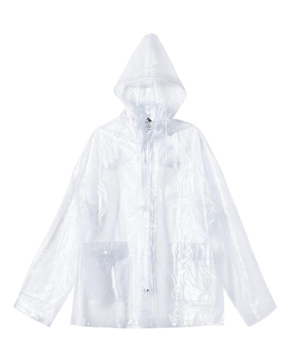 3160 Augusta Sportswear CLEAR RAIN JACKET - Siide Image