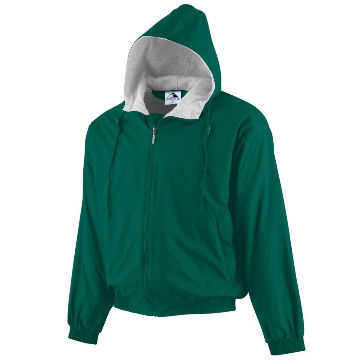 3281 Augusta Sportswear YOUTH HOODED TAFFETA JACKET/FLEECE LINED