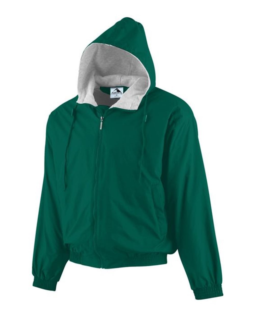 3281 Augusta Sportswear YOUTH HOODED TAFFETA JACKET/FLEECE LINED - Siide Image