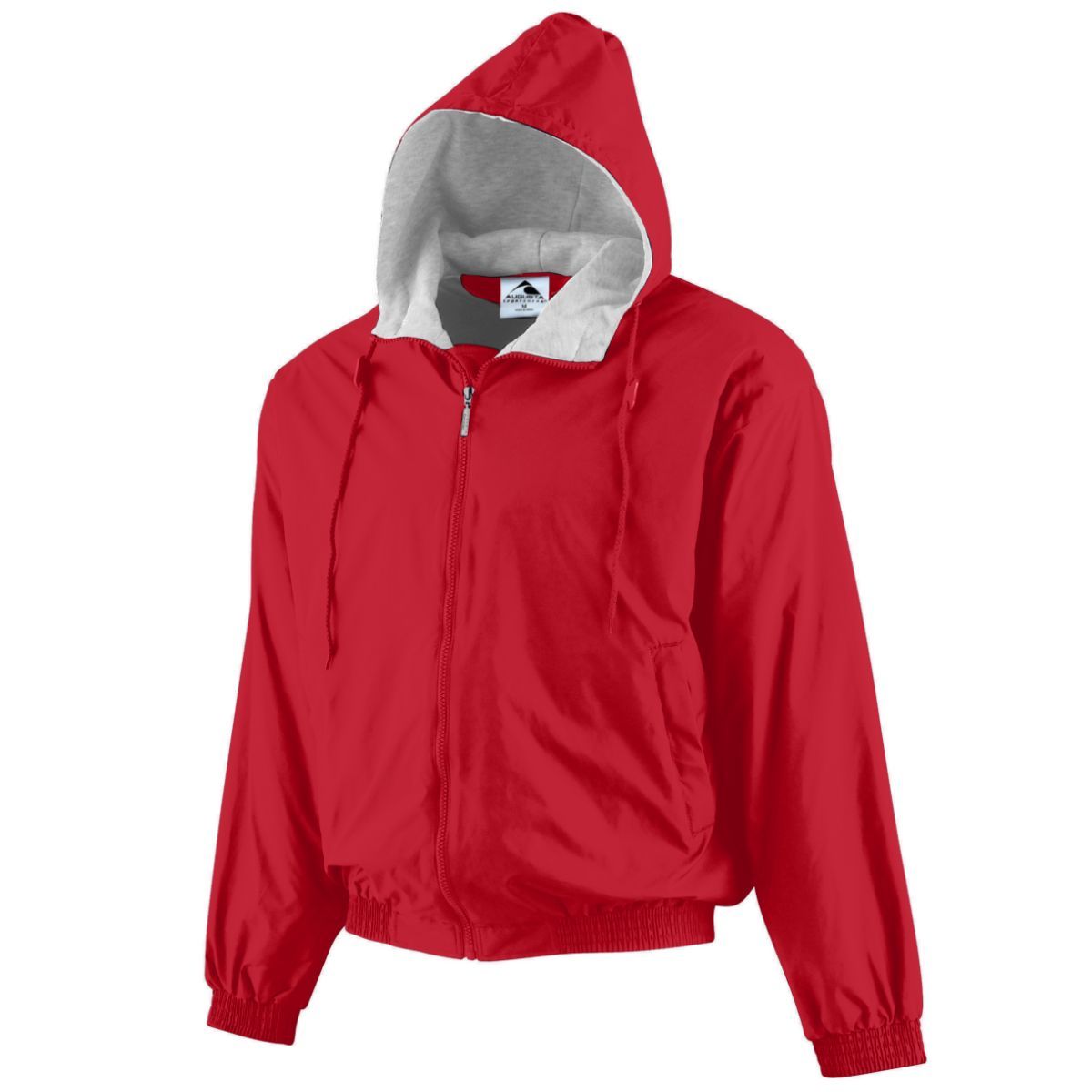 3281 Augusta Sportswear YOUTH HOODED TAFFETA JACKET/FLEECE LINED