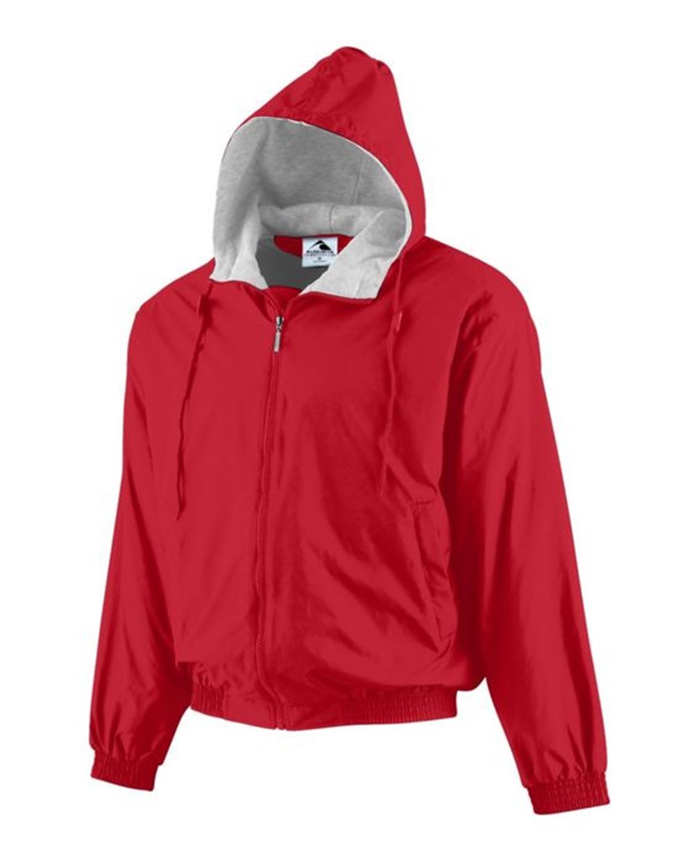 3281 Augusta Sportswear YOUTH HOODED TAFFETA JACKET/FLEECE LINED - Siide Image