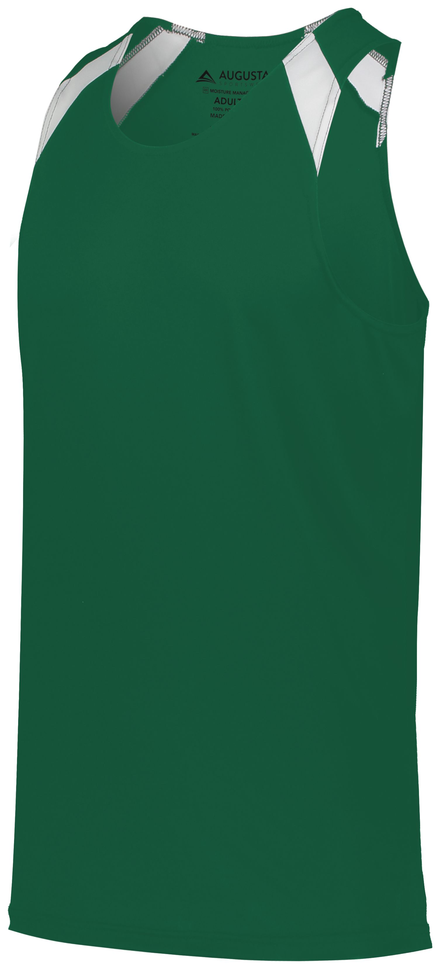 344 Augusta Sportswear YOUTH OVERSPEED TRACK JERSEY - Back Image