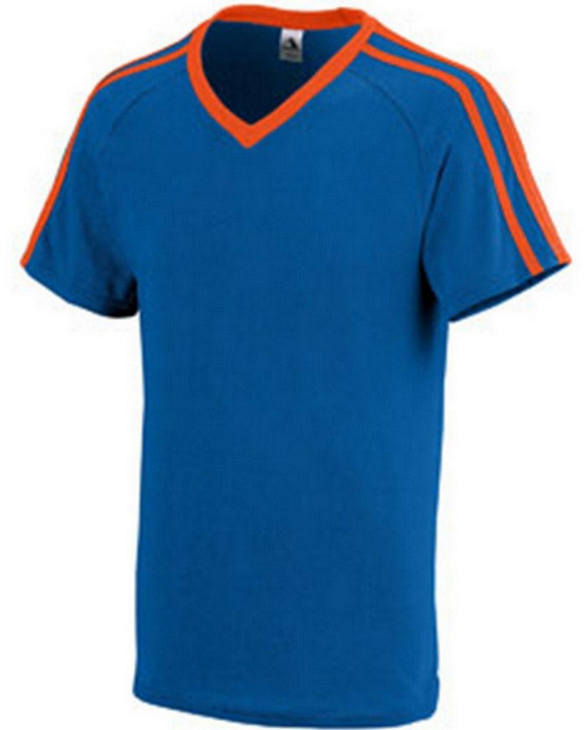 364 Augusta Sportswear YOUTH GET ROWDY SHOULDER STRIPE TEE