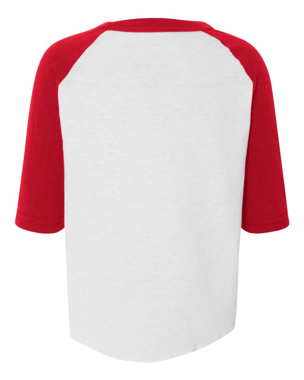 422 Augusta Sportswear Toddler Three-Quarter Sleeve Baseball Jersey - Back Image