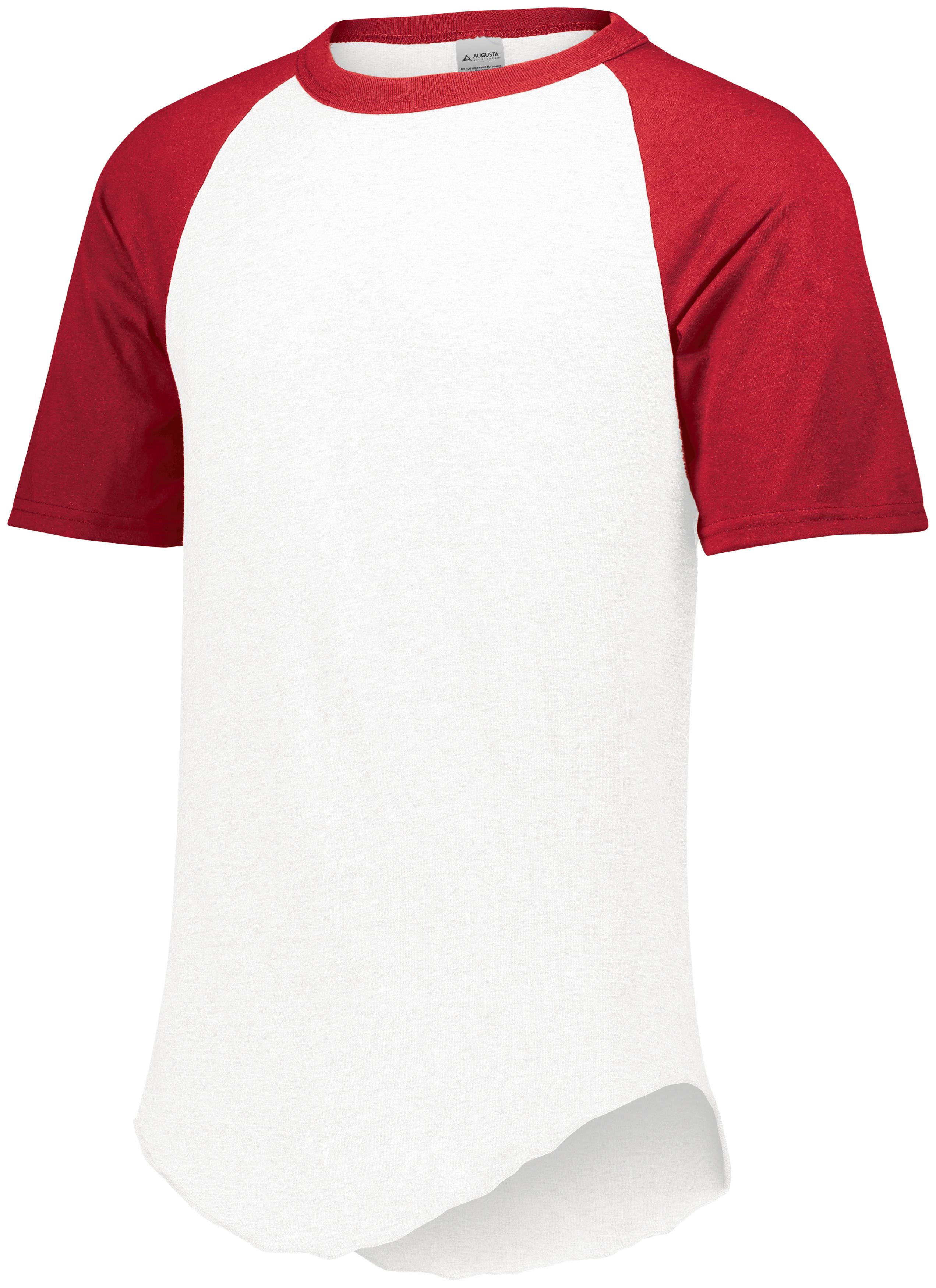 424 Augusta Sportswear YOUTH SHORT SLEEVE BASEBALL JERSEY 424 Augusta Sportswear YOUTH SHORT SLEEVE BASEBALL JERSEY