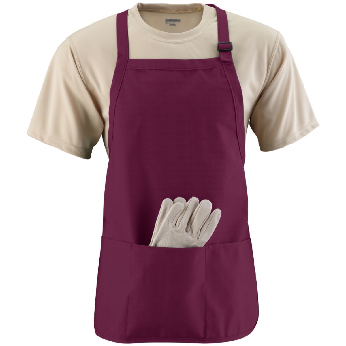 4250 Augusta Sportswear Medium Length Apron with Pouch 4250 Augusta Sportswear Medium Length Apron with Pouch - Siide Image