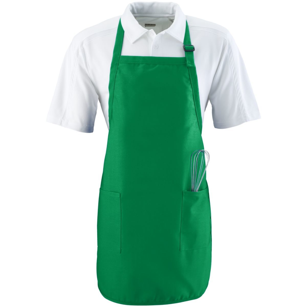 4350 Augusta Sportswear Full Length Apron with Pockets - Back Image