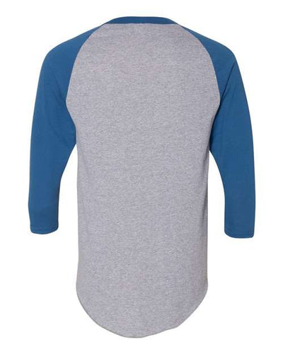 4420 Augusta Sportswear Three-Quarter Raglan Sleeve Baseball Jersey - Back Image