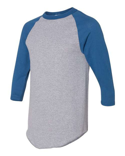 4420 Augusta Sportswear Three-Quarter Raglan Sleeve Baseball Jersey - Siide Image